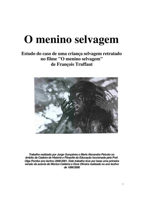 o menino|o menino selvagem.